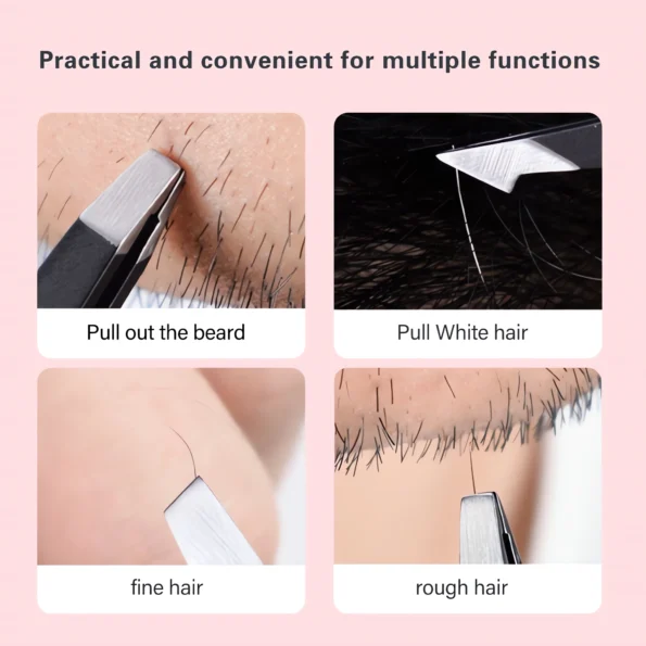 049-tweezers set for facial hair and splinter removal-SKU-