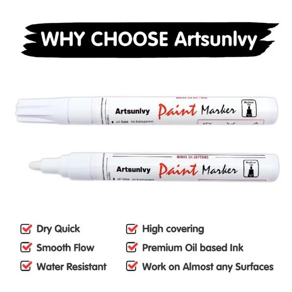 055-Blue Oil Based Paint Pens for Multiple Surfaces-