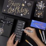 057-Gold and Silver Metallic Paint Marker Pens (3)