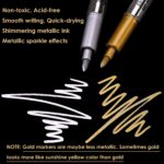 057-Gold and Silver Metallic Paint Marker Pens (3)