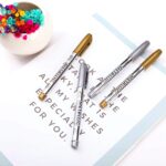 057-Gold and Silver Metallic Paint Marker Pens (3)