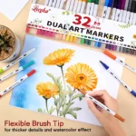 058-Dual Tip Brush and Fine Point Art Markers (4)
