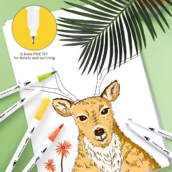 058-Dual Tip Brush and Fine Point Art Markers