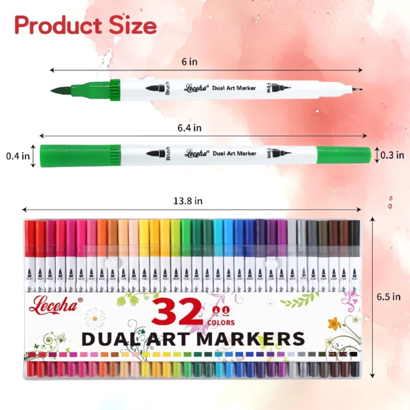 058-Dual Tip Brush and Fine Point Art Markers