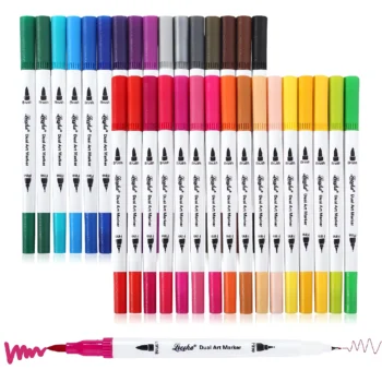 058-Dual Tip Brush and Fine Point Art Markers