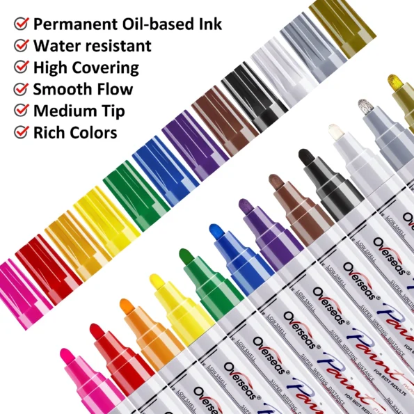 059-Oil Based Paint Markers for Multiple Surfaces-