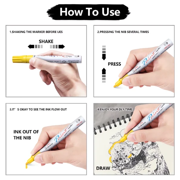 059-Oil Based Paint Markers for Multiple Surfaces-