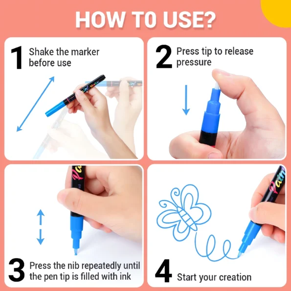 060-Fine Tip Oil Based Paint Markers