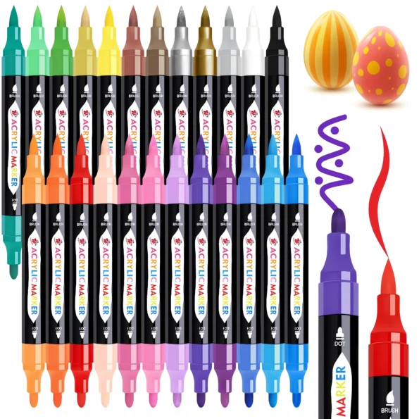 061-Dual Tip Acrylic Paint Markers