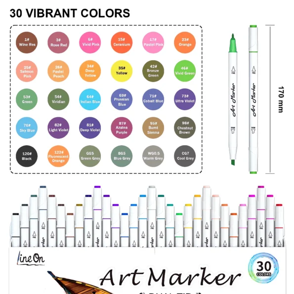 062-Dual Tip Alcohol Based Art Marker