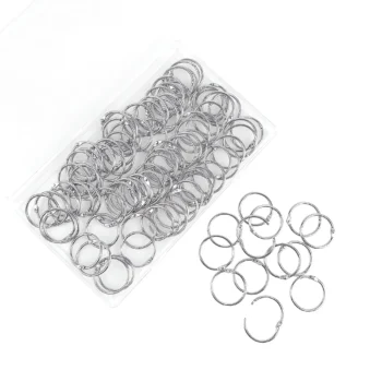 1 inch loose leaf binder rings metal