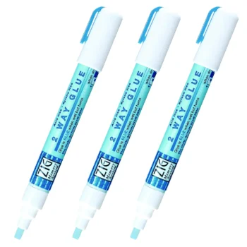 2 way glue pen chisel tip for crafting and DIY