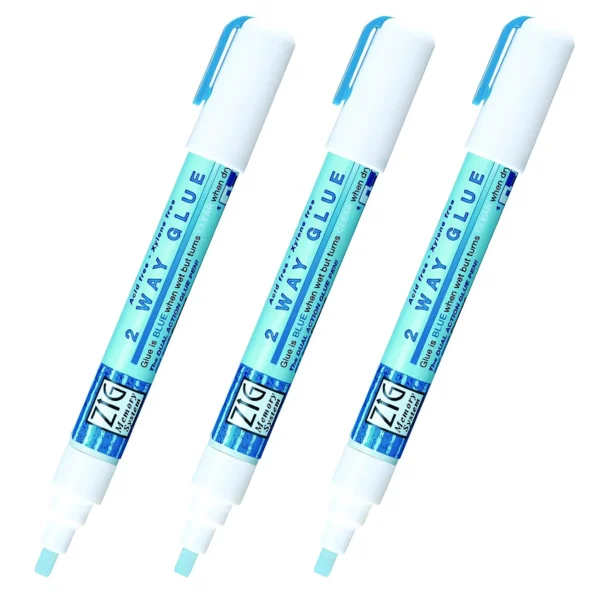 2 way glue pen chisel tip for crafting and DIY