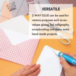 2 way glue pen chisel tip for crafting and DIY (1)