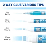 2 way glue pen chisel tip for crafting and DIY (1)