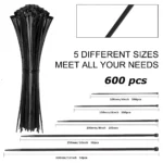 046-Self-Locking Nylon Cable Zip Ties Set-