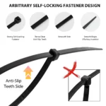 046-Self-Locking Nylon Cable Zip Ties Set-