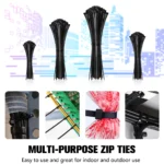 046-Self-Locking Nylon Cable Zip Ties Set-