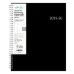 Academic year weekly monthly planner calendar