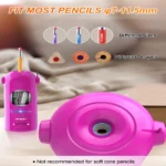 Automatic electric pencil sharpener for colored pencils (7)
