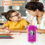 Automatic electric pencil sharpener for colored pencils (7)