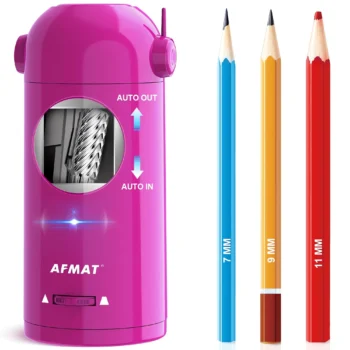 Automatic electric pencil sharpener for colored pencils