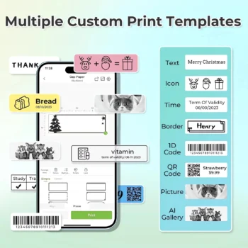Bluetooth Label Maker for Home and Office