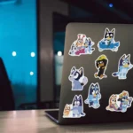 Cartoon vinyl waterproof aesthetic stickers (6)