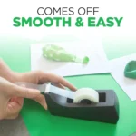 Classic black desktop tape dispenser recycled plastic (4)