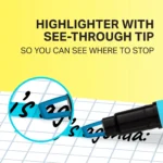 Clear View Tip Highlighters Set (7)