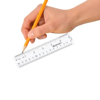 Clear acrylic ruler transparent measuring tool