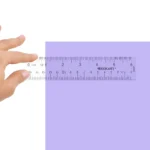 Clear acrylic ruler transparent measuring tool (5)