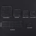Clear acrylic stamp blocks for crafts (1)