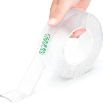 Clear double sided adhesive mounting tape