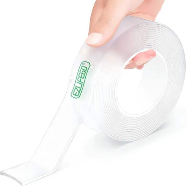 Clear double sided adhesive mounting tape