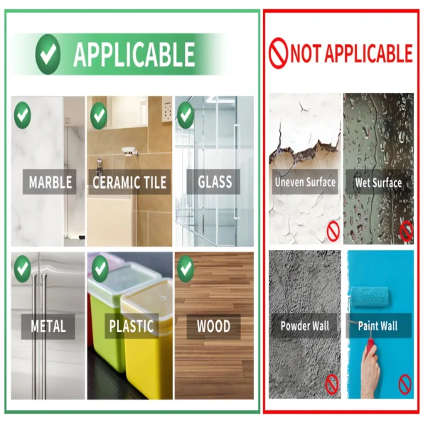 Clear double sided adhesive mounting tape