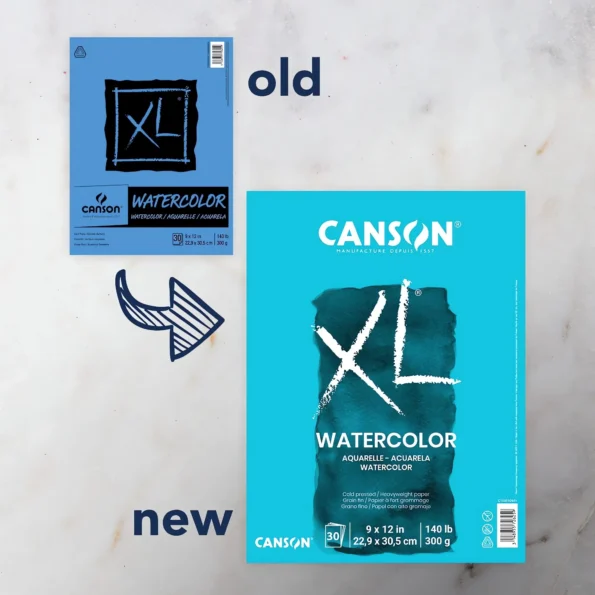Cold press watercolor paper pad
