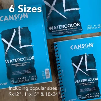 Cold press watercolor paper pad