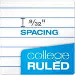 College ruled spiral notebook pack (5)