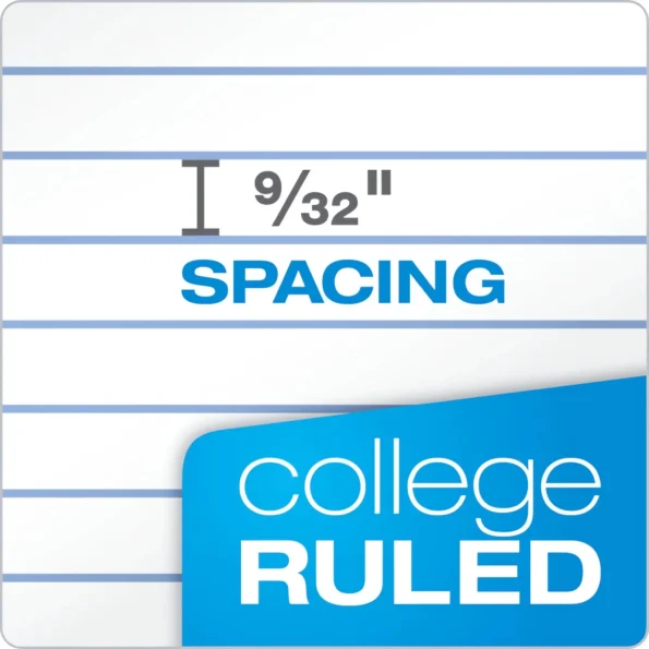 College ruled spiral notebook pack