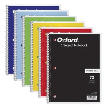 College ruled spiral notebook pack
