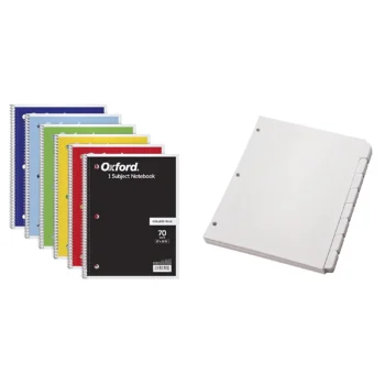 College ruled spiral notebook pack