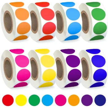 Colored dot stickers for labeling