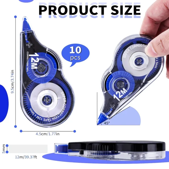 Correction tape for office and school use