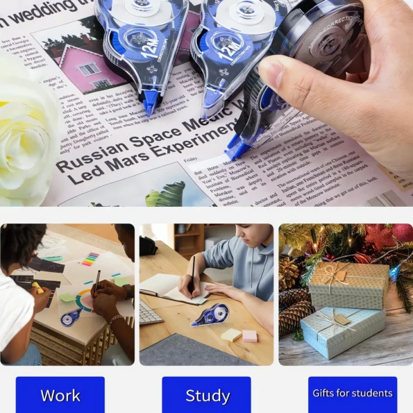 Correction tape for office and school use