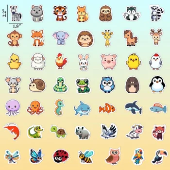 Cute animal stickers for kids