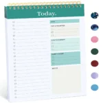 Daily to do list notepad planner for productivity