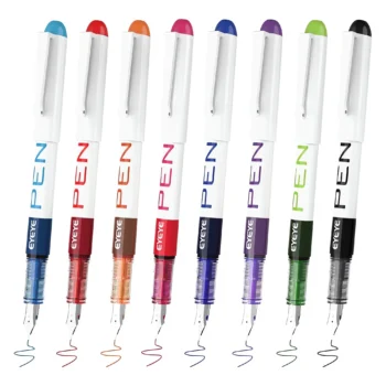 Disposable fountain pens set