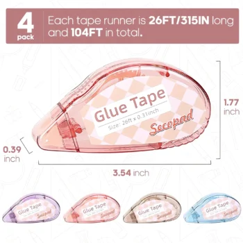 Double sided tape roller for crafts