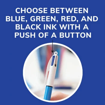 Four color retractable ballpoint pens